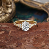 1.5 Carat Classic Vintage 4-Prong Oval Cut Lab Diamond Engagement Ring Anniversary Gift